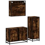 vidaXL 3-dijelni set kupaonskog namještaja boja hrasta drveni | shoptok.hr