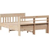 vidaXL Okvir kreveta bez madraca 160 x 200 cm od masivne borovine | shoptok.hr