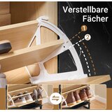 SoBuy čevlji omara zložljiva vrata črni marmor svetel les 8 parov protinagibna pritrditev, (5000017145) | Shoptok.si