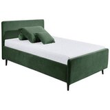 MID.YOU OBLAZINJENA POSTELJA 120 cm x 200 cm , tekstil, leseni material olivno zelena | Shoptok.si