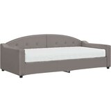  Dnevna postelja z vzmetnico taupe 90x200 cm blago, (20937360) | Shoptok.si