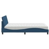  Krevet s madracem plavi 120 x 200 cm od tkanine | shoptok.hr