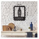 Wallity Zidna dekoracija Londonski pečat, crna | Eponuda.ba