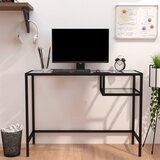 Furnova Računalniška miza prozorna 100x36x74 cm steklo, (21925504) | Shoptok.si