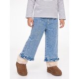 Sinsay Wide leg traperice s volanima i vezenim srcima | shoptok.hr