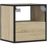  Zidni noćni ormarići 2 kom sonoma hrast 40x31x39,5 cm Smeđa | Shoptok.si