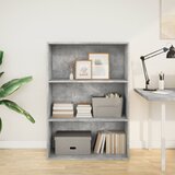  Regal za knjige boja betona 80x30x114 cm konstruirano drvo | Eponuda.ba