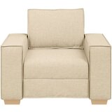 vidaXL Sofa fotelja krem 60 cm tkanina | shoptok.hr