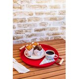Hermia Set poslužavnika, 2 komada, Crveni | Eponuda.com
