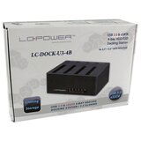 LC Power LC-DOCK-U3-4B HDD priključna stanica | shoptok.hr