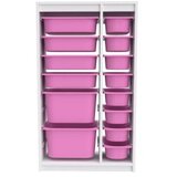 Hanah home višenamenske police montana xs 2D4N8U white pink | ePonuda.com