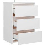  Nočna omarica 2 kosa bela 40x35x62,5 cm konstruiran les, (20624364) | Shoptok.si