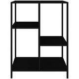 Canett Črn kovinski regal Lite, višina 81 cm | Shoptok.si