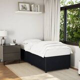 Furnova Posteljni okvir brez vzmetnice črn 100x200 cm žamet, (21939915) Cene