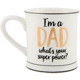 Sass & Belle Porcelanasta skodelica Super Dad, 400 ml Cene