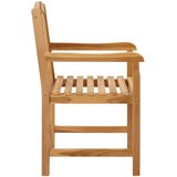 Ručna rezbarena stolica ruža 2 pcs Prirodna 58 x 60 x 90 cm | shoptok.hr