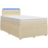  Boxspring krevet s madracem Krem 120 x 190 cm Tkanina | shoptok.hr