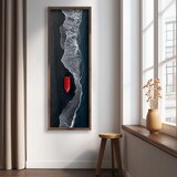 WALLXPERT LAC052-120 Multicolor Decorative Framed MDF Painting | Eponuda.com