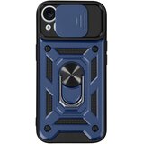 Oem Mayaxess, Ohišje s prstanom za iPhone 15 Zaščita pred udarci s pokrovom kamere, Modra noč, (5000215659) | Shoptok.si