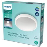 Philips LED okrogla stropna svetilka Doris (17 W, 1.700 lm, Ø x V: 31,3 x 9 cm, Hladno bela, Bela) | Shoptok.si