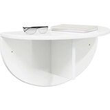  Polica na zidu Zidne 2 pcs Visoki sjaj bijela 38 x 19 x 19 cm | shoptok.hr