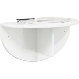  Stenska polica 2 pcs Visok sijaj bela 48 x 24 x 24 cm, (5000200900) | Shoptok.si