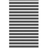 vidaXL Zebra zavjesa Crna 145x230 cm Širina tkanine 140 9 cm Poliester - Crna 145 x 230 cm | shoptok.hr