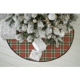 Butter Kings Crvena periva pamučna okrugla prostirka za ispod božićnog drvca ø 133 cm Classic and Checkered – | shoptok.hr
