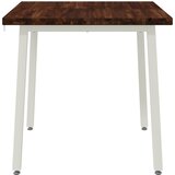  60 x 55 x 75 cm Čvrsto drvo akacije Tamno smeđa i bijela | shoptok.hr