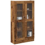 vidaXL Visoka omara starinski les 82,5x30,5x185 cm inženirski les Cene