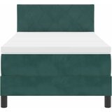  Krevet s opruga kutije Tamnozelena 100 x 200 cm Baršun | shoptok.hr