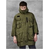 Diesel Khaki Men's Oversize Lightweight Jacket with Hood and Pockets - Men's | Shoptok.si
