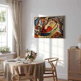  Slika - August Macke – Nackte Mädchen in der Barke 120x80 U prirodnom drvenom okviru | shoptok.hr