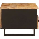  Stolić za kavu s ladicama Smeđa 89 x 59.5 x 17 cm Čvrsto drvo manga | shoptok.hr