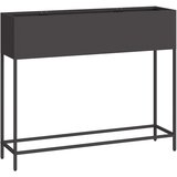  Povišeni Vrtni Planter Crna 100 x 26 x 82 cm Čelik | shoptok.hr