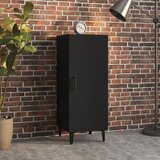 Maison Chic Komoda - Predalnik črna 34,5x34x90 cm konstruiran les, (21716343) | Shoptok.si