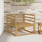  Srednja sofa za van Čvrsto drvo akacije Bijela | shoptok.hr