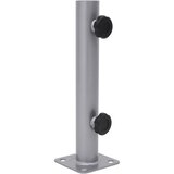  Baza suncobrana za stup Ø 32/34/38 mm srebrna čelična | shoptok.hr