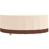 Maison Chic Prevleka za zunanjo pohištvo - Pokrivalo za vrtno pohištvo okroglo bež Ø 244x71 cm 600D Oxford, (21795566) | Shoptok.si