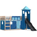  The living store pograd s toboganom in zavesami moder 80x200 cm - pograd, (21491695) | Shoptok.si