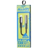 Audio adapter kabl Velocity CB08, Lightning na 3.5 mm, 0.12 m, Crni
