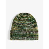 Koton Acrylic Knitted Beret Multicolored with Folding Detail Cene