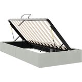  Krevet s od storage Svijetlo siva 100 x 203 cm Baršun | shoptok.hr