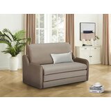 MID.YOU ZOFA S POSTELJNO FUNKCIJO, svetlo rjava tekstil | Shoptok.si