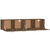  Stenska omarica 2 kosa dimljeni hrast 60x36,5x35 cm inžen. les, (20716535) | Shoptok.si