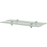  Zidne police 2 kom staklene 60 x 10 cm 8 mm | shoptok.hr