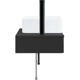  Zidni sudoper Crna 50 x 41 x 39 cm Konstruirano drvo | shoptok.hr