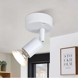 Nettlife Nastavljiva LED stropna svetilka GU10 1 plamen Stropna svetilka Nastavljiva industrijska dnevna soba, (22116923) | Shoptok.si