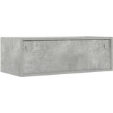 TV ormarić s LED svjetlima siva boja betona 75x35 5x25 cm | shoptok.hr