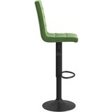 vidaXL Barski stolček temno zelen žamet, (20967342) | Shoptok.si